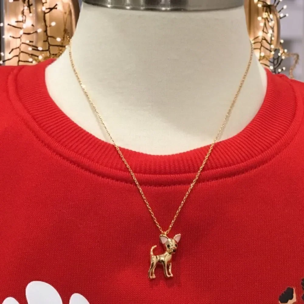 NEW KATE SPADE YO QUIERO TACO CHIHUAHUA NECKLACE